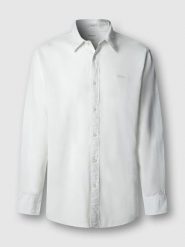 Pepe Jeans Koszula "Payon" - Regular fit - w kolorze białym rozmiar: S. Białe koszule męskie Pepe Jeans, s, bez wzorów, z jeansu, bez kołnierzyka, bez ramiączek. Za 173.99 zł.