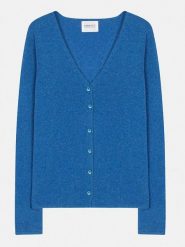 Perfect Cashmere Kaszmirowy kardigan "Paige" w kolorze niebieskim rozmiar: M. Niebieskie kardigany damskie Perfect Cashmere, m, bez wzorów, z kaszmiru. Za 377.74 zł.