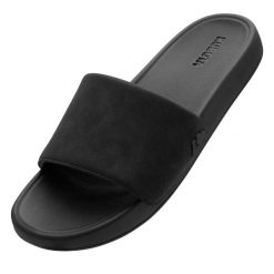 Damskie Klapki Kubota Premium Suede Essence Czarne 38. Czarne klapki damskie Kubota, bez wzorów, bez obcasa. Za 159.99 zł.