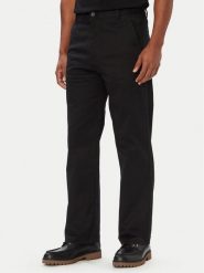 HUGO Spodnie materiałowe Cino261 50567278 Czarny Straight Fit. Czarne spodnie materiałowe męskie Hugo, bez wzorów, z bawełny. Za 449.99 zł.
