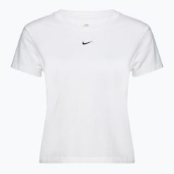 Koszulka damska Nike Sportswear Chill Knit. Białe bluzki sportowe damskie Nike, l, bez wzorów, bez kołnierzyka. Za 139.99 zł.