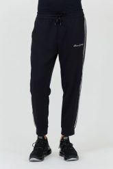 ARMANI EXCHANGE Granatowe spodnie dresowe. Niebieskie spodnie dresowe męskie Armani Exchange, bez wzorów, z dresówki. W wyprzedaży za 441.99 zł.