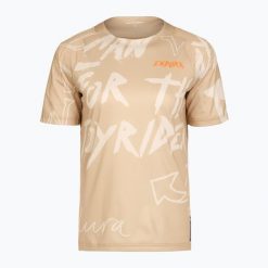 Koszulka rowerowa damska Endura Singletrack Print W. Brązowe topy sportowe damskie ENDURA, l, bez wzorów, z materiału, bez ramiączek. Za 179.99 zł.