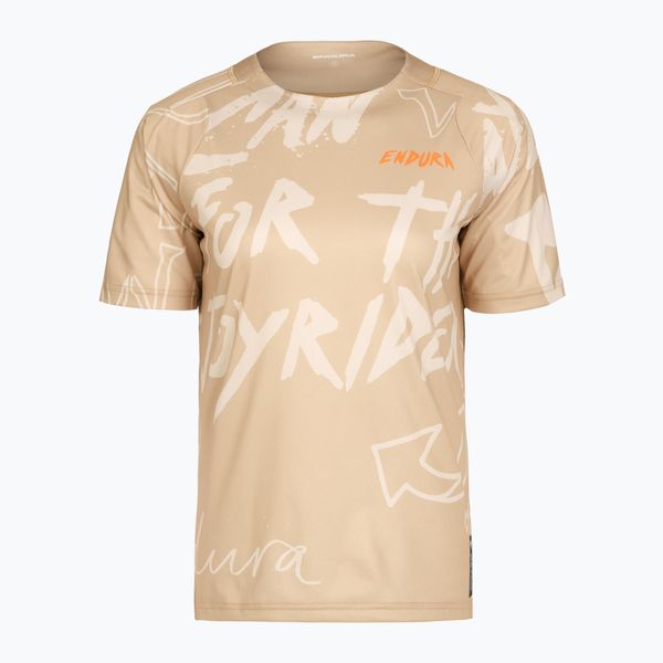Koszulka rowerowa damska Endura Singletrack Print W. Brązowe topy sportowe damskie ENDURA, l, bez wzorów, z materiału, bez ramiączek. Za 169.99 zł.