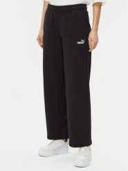 Puma Spodnie dresowe Ess Small No. 1 Logo 684979 Czarny Straight Fit. Czarne spodnie dresowe damskie Puma, xl, bez wzorów, z bawełny. Za 129.99 zł.