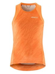 Craft Top kolarski "Core Endur Sing" w kolorze pomarańczowym rozmiar: L. Pomarańczowe topy damskie Craft, l, bez wzorów, bez kołnierzyka. Za 119.95 zł.