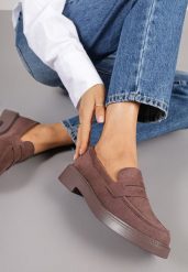 Brązowe Mokasyny Vices z Ozdobną Wstawką Akelie. Brązowe mokasyny damskie Born2be. Za 74.99 zł.