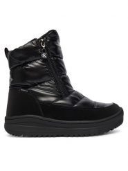 Calvin Klein Śniegowce V3A5-83140-1862999 D Czarny. Czarne kozaki dziewczęce CALVIN KLEIN, ze skóry. Za 659.99 zł.