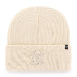 New York Yankees Haymaker Czapka zimowa - Naturalny. Białe czapki męskie 47 Brand, na zimę, bez wzorów. Za 138.00 zł.