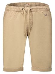 Geographical Norway Bermudy "Ponge" w kolorze jasnobrązowym rozmiar: M. Brązowe szorty męskie Geographical Norway, bez wzorów, z bawełny. Za 113.99 zł.
