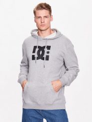 DC Bluza ADYSF03099 Szary Regular Fit. Szare bluzy bez kaptura męskie DC, l, z bawełny. Za 199.99 zł.