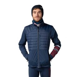 Kurtka męska Rossignol Poursuite Warm. Niebieskie kurtki męskie Rossignol, na zimę, m, bez wzorów, sportowe, bez kaptura. W wyprzedaży za 1,062.50 zł.