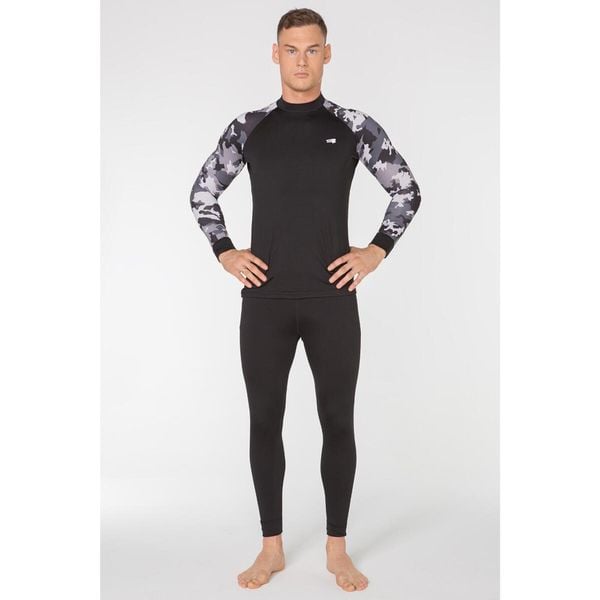 Bielizna termoktywna męska Rough Radical Shooter. Czarna bielizna termoaktywna męska ROUGH RADICAL, m, bez wzorów. W wyprzedaży za 139.99 zł.