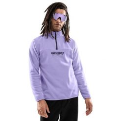 Bluza z grubego polaru do sportów zimowych męska Aurora. Niebieskie bluzy bez kaptura męskie SIROKO, m, z polaru. W wyprzedaży za 152.00 zł.