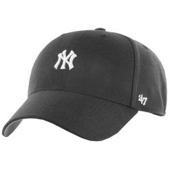 Męska czapka z daszkiem 47 Brand MLB New York Yankees Branson Cap. Czarne czapki męskie 47 Brand, bez wzorów, z wełny, sportowe. Za 161.00 zł.