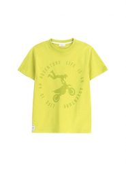 Coccodrillo T-Shirt WC5143208VBB Żółty Regular Fit. Żółte t-shirty chłopięce COCCODRILLO, bez wzorów, z bawełny, bez ramiączek. Za 29.99 zł.
