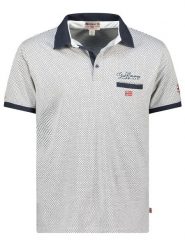 Geographical Norway Koszulka polo "Kingdom" w kolorze szarym rozmiar: S. Szare koszulki polo męskie Geographical Norway, s, bez wzorów, z bawełny, bez ramiączek. Za 74.63 zł.