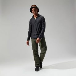 Bluza męska Berghaus 24/7 Tech Tee LS HZ. Czarne bluzy z kapturem męskie Berghaus, m, z materiału. Za 170.49 zł.