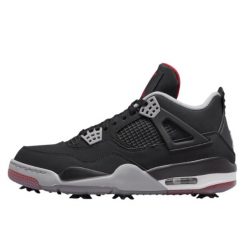 Air Jordan 4 Retro Golf Bred. Czarne golfy damskie Jordan, bez wzorów, z meshu, bez ramiączek. W wyprzedaży za 1,750.12 zł.