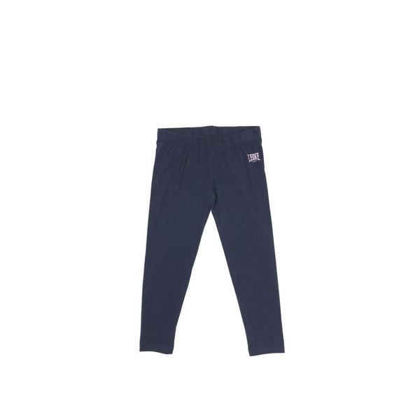 Legginsy z bawełna na czas wolny na co dzień. Niebieskie legginsy damskie LEONE 1947 APPAREL, bez wzorów, z bawełny. W wyprzedaży za 44.86 zł.