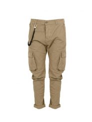 Xagon Spodnie "Cargo Pants" | P24032CR4036 | Mężczyzna | Beżowy. Brązowe spodnie materiałowe męskie Xagon, bez wzorów, z bawełny, eleganckie. W wyprzedaży za 479.00 zł.