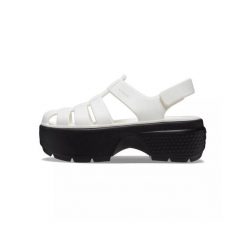 Sandały Dla Kobiet Crocs Stomp Fisherman Sandal. Fioletowe sandały damskie Crocs, bez wzorów, z materiału, bez obcasa, na platformie. Za 230.99 zł.