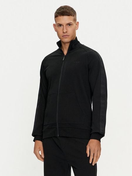 Hugo Bluza Tonal Logo 50520493 Czarny Regular Fit. Czarne bluzy bez kaptura męskie Hugo, m, z bawełny. Za 299.99 zł.