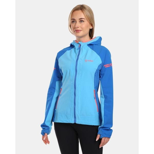 Damska kurtka do biegania Kilpi BALEO-W. Niebieskie kurtki damskie Kilpi, l, bez wzorów, bez kaptura. Za 370.41 zł.