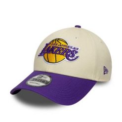 Czapka New Era 9Forty Los Angeles Lakers. Białe czapki męskie New Era, bez wzorów, sportowe. Za 168.50 zł.