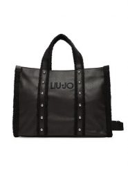 Liu Jo Torebka L Tote 2F5027 E0021 Czarny. Czarne torebki klasyczne damskie Liu Jo, bez wzorów, z materiału, bez dodatków. Za 429.99 zł.