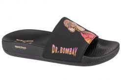 Klapki na basen męskie, Snoop Dogg Hyper Slide - Dr. Bombay. Czarne klapki i japonki męskie Skechers, z materiału. Za 229.99 zł.