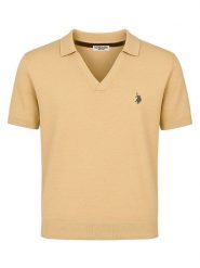 U.S. Polo Assn. Koszulka polo w kolorze beżowym rozmiar: 3XL. Brązowe koszulki polo męskie U.S. Polo Assn., s, bez wzorów, bez ramiączek. Za 144.58 zł.