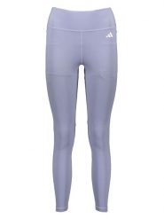 Adidas Legginsy sportowe "Train Essentials" w kolorze fioletowym rozmiar: XS. Różowe legginsy damskie Adidas, xs, bez wzorów, z materiału, z podwyższonym stanem, outdoorowe. Za 92.21 zł.