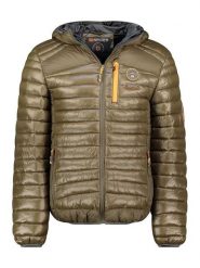 Geographical Norway Kurtka pikowana "Briouto" w kolorze khaki rozmiar: L. Brązowe kurtki męskie Geographical Norway, l, bez wzorów, bez kaptura. Za 259.13 zł.