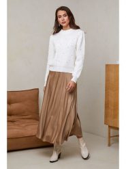 Soft Cashmere Sweter w kolorze białym rozmiar: 34/36. Białe swetry klasyczne damskie Soft Cashmere, z kaszmiru, bez kołnierzyka. Za 104.99 zł.