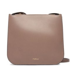 Torebka Furla. Brązowe listonoszki damskie Furla, bez wzorów, bez dodatków. Za 1,369.00 zł.