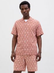 Jack & Jones Koszula w kolorze jasnoróżowo-czerwonym rozmiar: M. Czerwone koszule męskie Jack & Jones, m, bez wzorów, z bawełny, bez kołnierzyka, bez ramiączek. Za 74.81 zł.