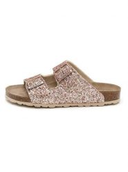 SABOKETS Klapki w kolorze złoto-jasnoróżowym rozmiar: 42. Różowe klapki damskie SABOKETS, bez wzorów, bez obcasa. Za 126.99 zł.