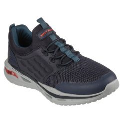 Buty Sportowe Męskie Skechers Arch Fit Orvan. Niebieskie buty sportowe na co dzień męskie Skechers, bez zapięcia. Za 329.99 zł.
