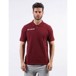 Koszulka polo Givova Polo Cotone Piquet Summer Red. Czarne topy sportowe damskie Givova, na lato, bez wzorów, z bawełny, bez ramiączek. Za 59.82 zł.