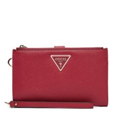 Portfel Guess. Czerwone portfele damskie Guess, z aplikacjami. Za 279.99 zł.