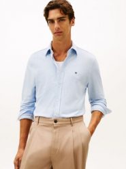 Tommy Hilfiger koszula casual Mężczyźni Regular Fit Bawełna niebieski, XL. Niebieskie koszule męskie Tommy Hilfiger, m, bez wzorów, z bawełny, bez kołnierzyka, bez ramiączek. Za 229.95 zł.