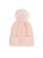 Guess Czapka J4BZ00 Z2QP0 Różowy. Czerwone czapki dziecięce Guess, na zimę, z aplikacjami, z materiału. Za 139.99 zł.