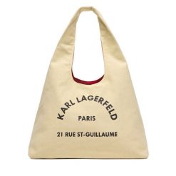 Torebka KARL LAGERFELD. Brązowe torebki klasyczne damskie Karl Lagerfeld, bez wzorów, bez dodatków. Za 389.99 zł.