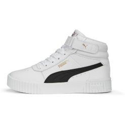 Buty na co dzień damskie PUMA CARINA 2.0 MID wysokie skóra. Buty sportowe na co dzień damskie Puma, bez wzorów, z gumy, trekkingowe. Za 328.00 zł.