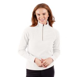 Top Z Polaru Damski Skylar. Białe topy sportowe damskie Trespass, l, bez wzorów, z materiału, bez ramiączek. Za 65.99 zł.