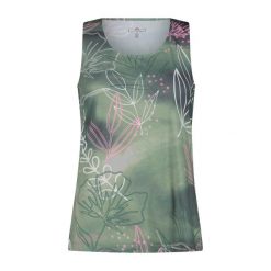 Damski tank top techniczny CMP. Zielone topy damskie CMP, l, bez wzorów, bez kołnierzyka. Za 143.75 zł.