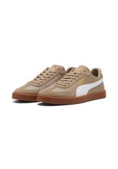 Buty męskie sneakersy sportowe Puma CLUB II ERA. Brązowe buty sportowe na co dzień męskie Puma, z jeansu, bez zapięcia, trekkingowe. Za 390.00 zł.