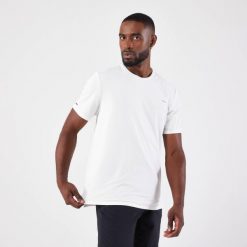 Koszulka do biegania męska Kiprun Run 500 Dry. T-shirty sportowe męskie KIPRUN, m, z materiału, bez ramiączek, do biegania. Za 59.99 zł.
