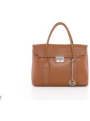 Mia Tomazzi Skórzana torebka "Digione" w kolorze jasnobrązowym - 33 x 25 x 13 cm rozmiar: onesize. Brązowe torebki klasyczne damskie Mia Tomazzi, bez wzorów, z materiału, bez dodatków. Za 260.99 zł.